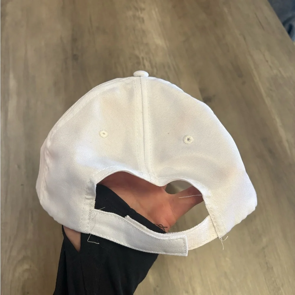White and Orange 'Wife of the Party' Cap